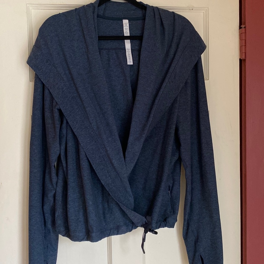Lululemon hooded work out jacket Size 12